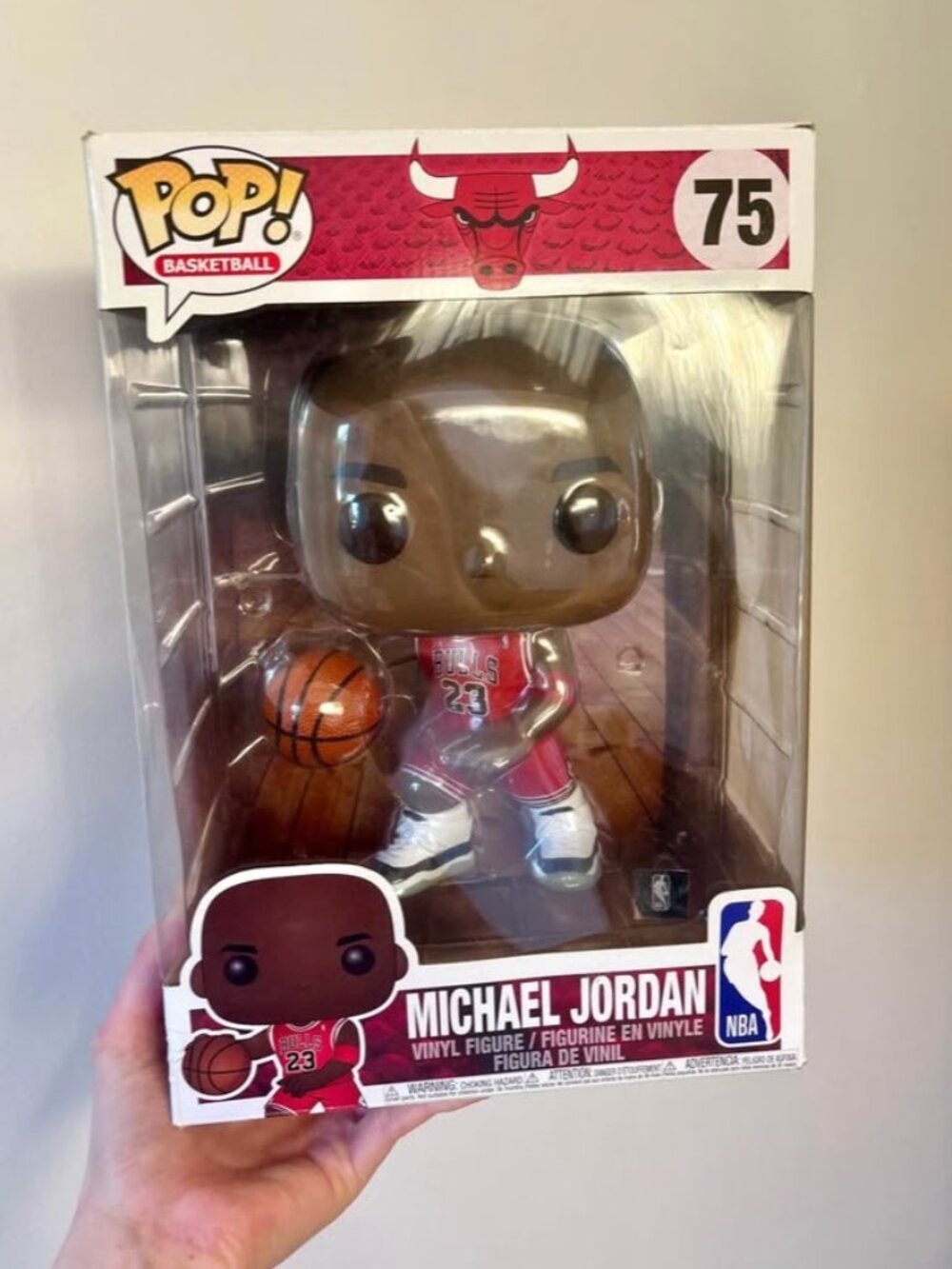10” Jumbo Michael Jordon Funko Pop #75 NBA Collectors